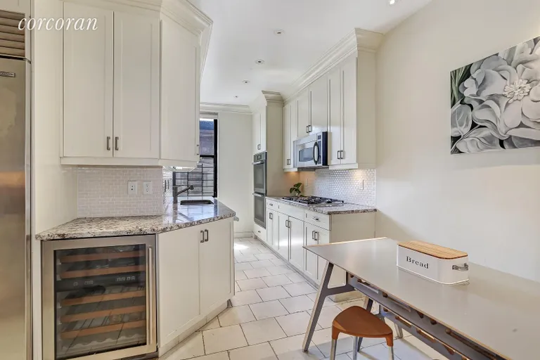 New York City Real Estate | View 905 West End Avenue, 141 | Eat-in kitchen with stainless appliances | View 7
