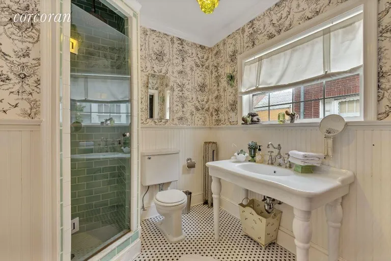 New York City Real Estate | View 237 77th Street | Full Bathroom on the First Floor | View 9