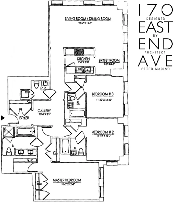 170 East End Avenue, 2D | floorplan | View 18