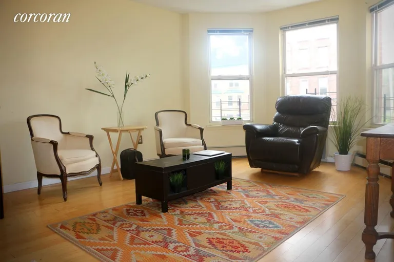New York City Real Estate | View 499 Greene Avenue, 1 | Southern exposure with triple bay window | View 2