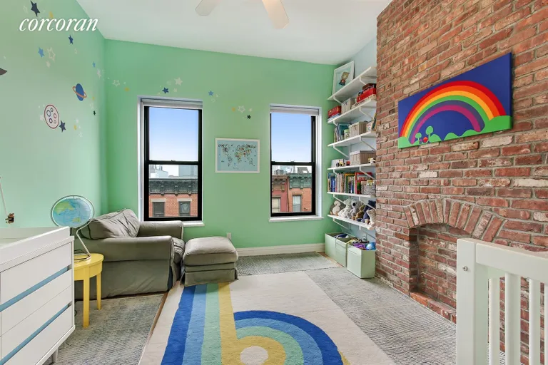 New York City Real Estate | View 728 Sackett Street, 4L | Second upstairs bedroom - facing north | View 5