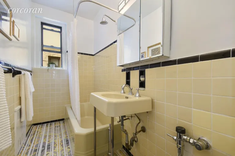 New York City Real Estate | View 125 Ocean Avenue, 5B | Beautiful bath with designer tiles  | View 7
