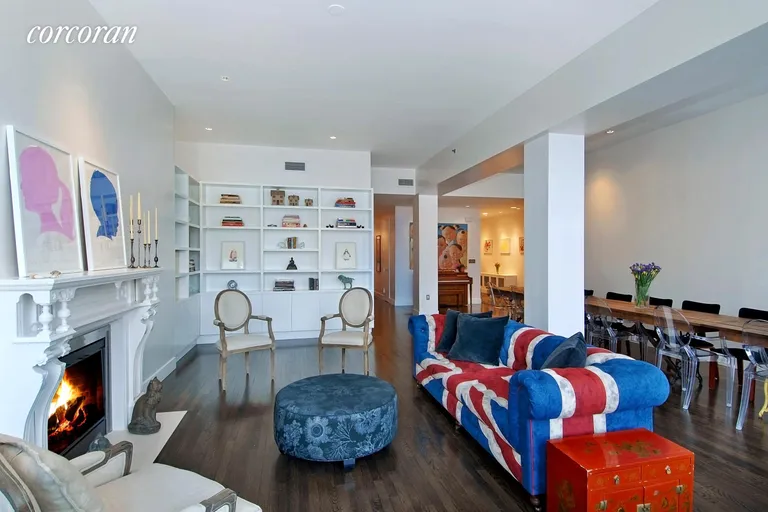 New York City Real Estate | View 35 North Moore Street, 3B | Living and Dining Area | View 2