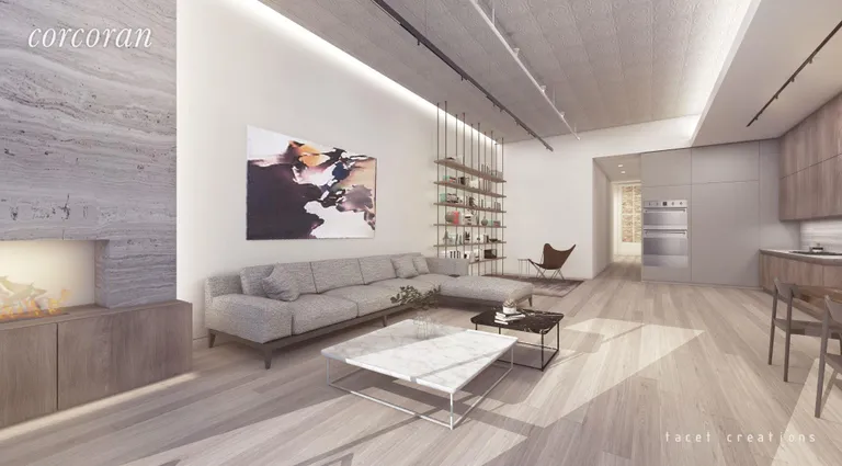 New York City Real Estate | View 456 Broome Street, 3 FL | Rendering View to Master &Second Bed&Bath Rooms | View 3