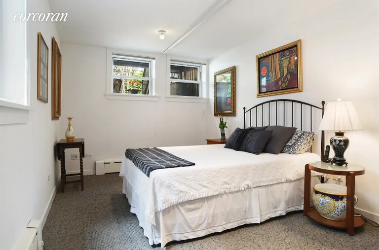 New York City Real Estate | View 225 Windsor Place | Downstairs bedroom is perfect for a guest | View 9