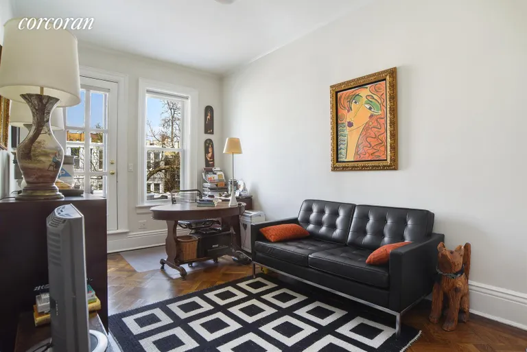 New York City Real Estate | View 225 Windsor Place | Quiet back bedroom | View 6