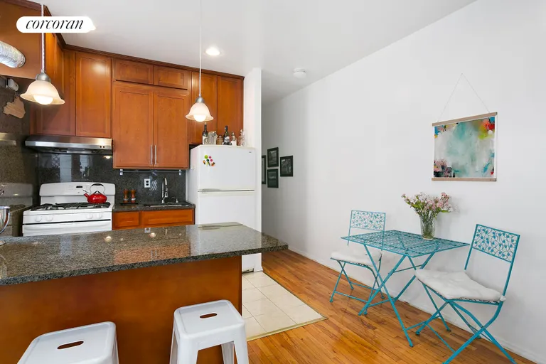 New York City Real Estate | View 630 Union Street, 5E | Kitchen with breakfast bar | View 3
