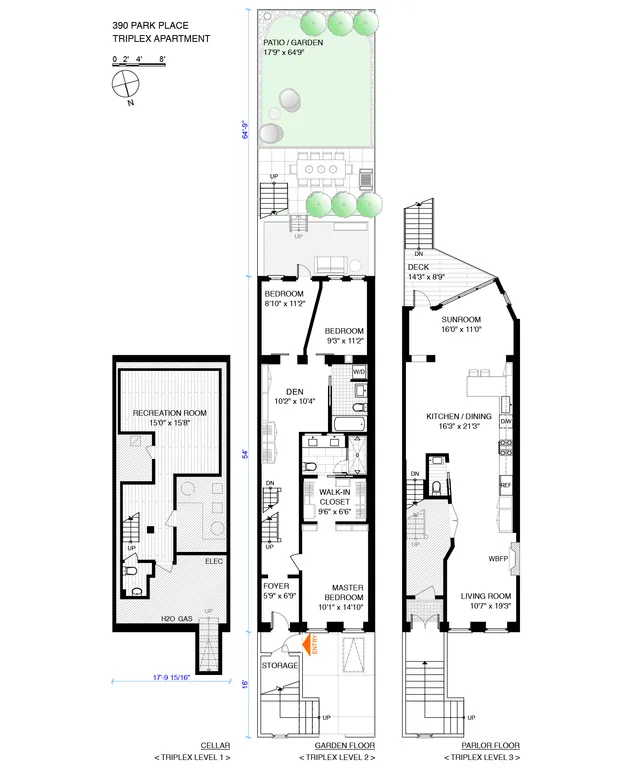 390 Park Place, 1 | floorplan | View 16