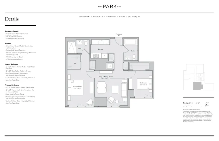 1399 Park Avenue, 11C | floorplan | View 3