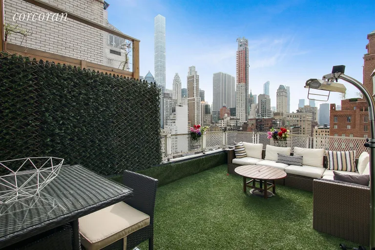 New York City Real Estate | View 166 East 63rd Street, 18-19D | Terrace | View 7
