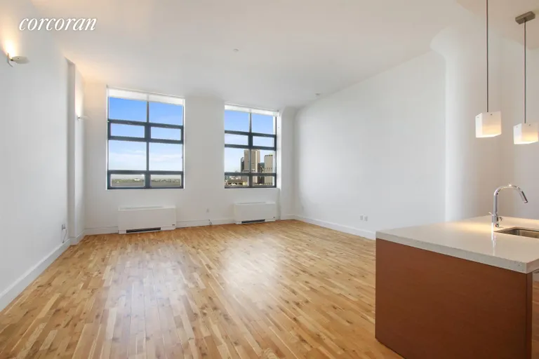 New York City Real Estate | View 360 Furman Street, 635 | Living Room / Dining Room | View 3