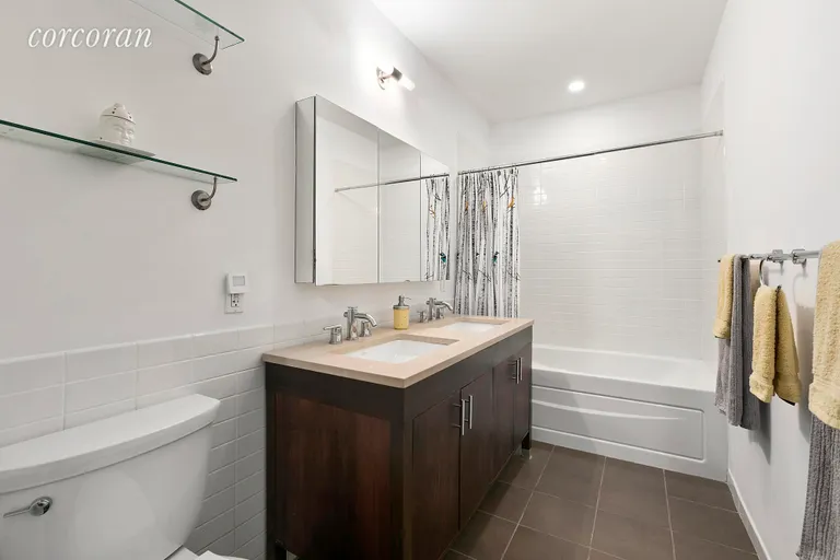 New York City Real Estate | View 365 Bridge Street, 4K | Bathroom | View 5