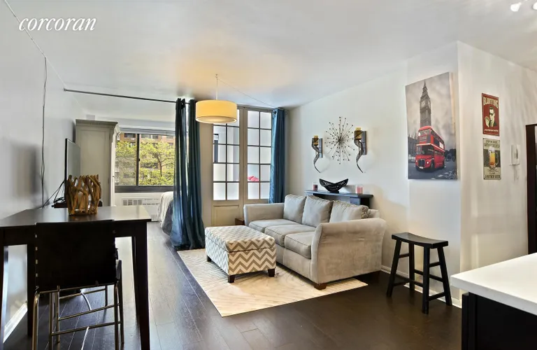 New York City Real Estate | View 185 Hall Street, 517 | Living Room / Dining Room | View 2