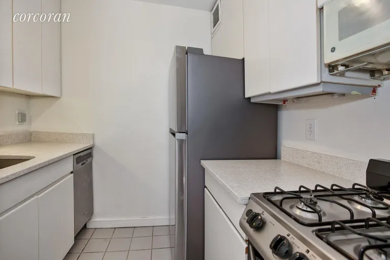 New York City Real Estate | View 311 Greenwich Street, 6J | Kitchen with brand new appliances and countertops  | View 4
