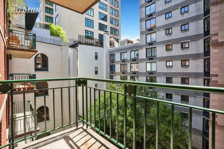 New York City Real Estate | View 311 Greenwich Street, 6J | Private outdoor balcony  | View 3