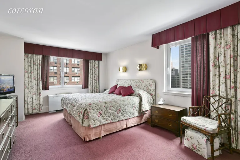 New York City Real Estate | View 501 East 79th Street, 12EF | master bedroom w/ king size bed | View 4