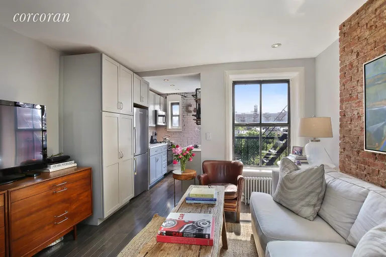 New York City Real Estate | View 443 Hicks Street, 6F | Kitchen / Living Room | View 3