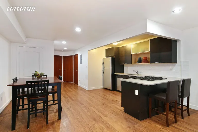 New York City Real Estate | View 1607 Bergen Street, 1 | Open Modern Kitchen w/Stainless Steel Appliance | View 2
