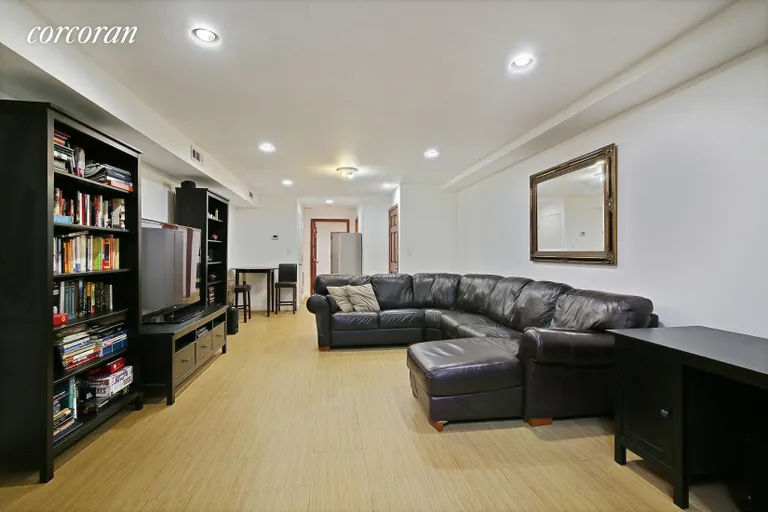 New York City Real Estate | View 1607 Bergen Street, 1 | Large Recreation Room with Central Air  | View 3