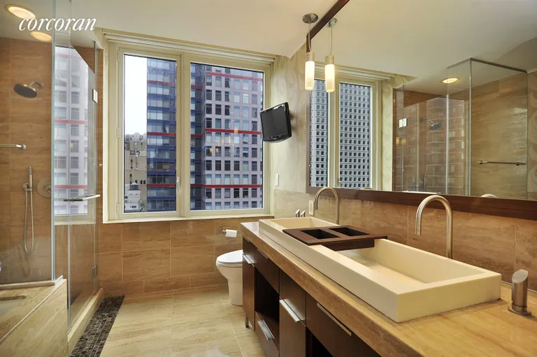 New York City Real Estate | View 250 East 53rd Street, 2001 | Master Bathroom | View 4