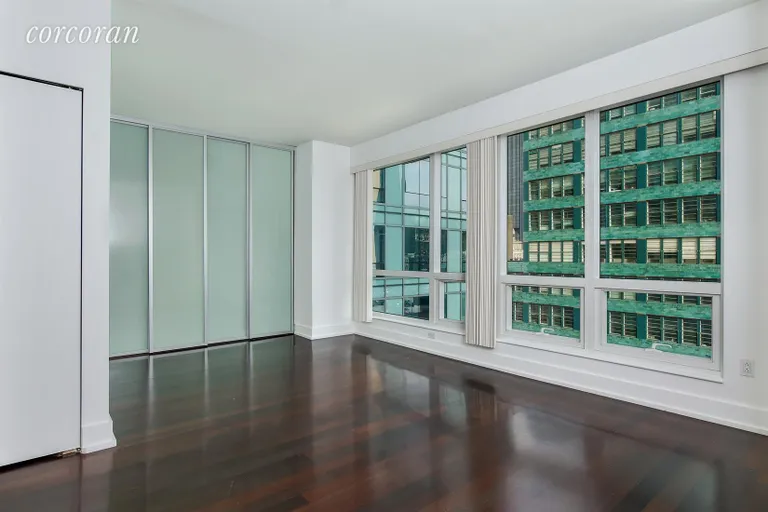 New York City Real Estate | View 350 West 42Nd Street, 16J | Living Room /Bed Room | View 2