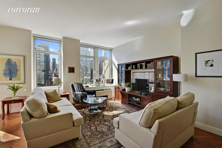 New York City Real Estate | View 400 East 51st Street, 18B | Living Room | View 6