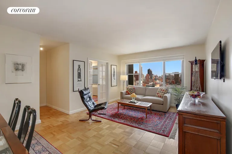 New York City Real Estate | View 400 East 56th Street, 29E | 2 Beds, 1 Bath | View 1