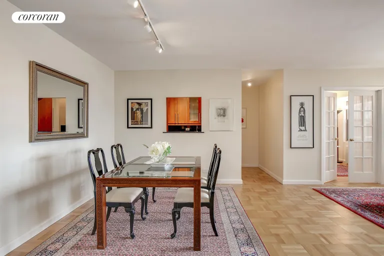 New York City Real Estate | View 400 East 56th Street, 29E | Spacious Dining Area | View 2