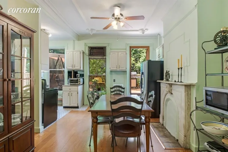 New York City Real Estate | View 230 11th Street | Dining Room with Access to Deck | View 5