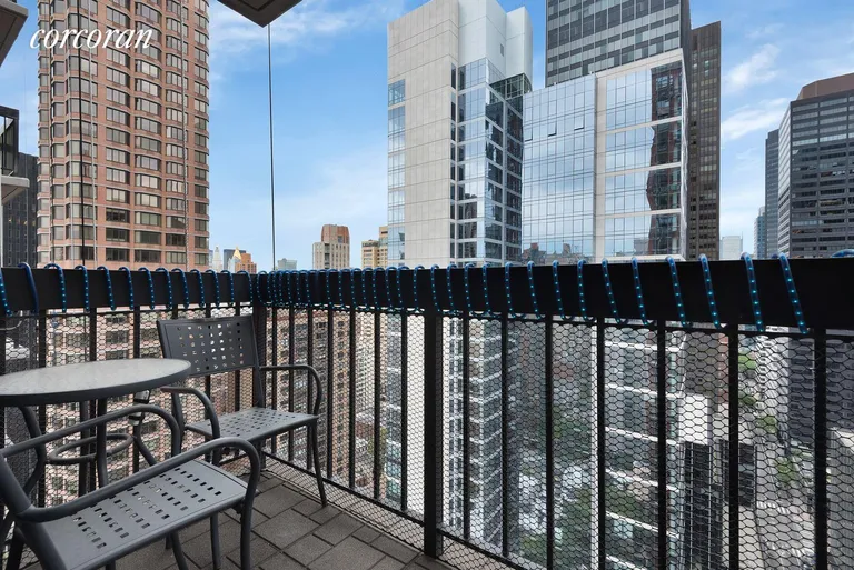 New York City Real Estate | View 250 East 40th Street, 29B | Great Mid-town views from the Balcony! | View 6