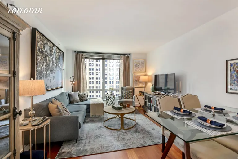 New York City Real Estate | View 30 West Street, 17D | 1 Bed, 1 Bath | View 1