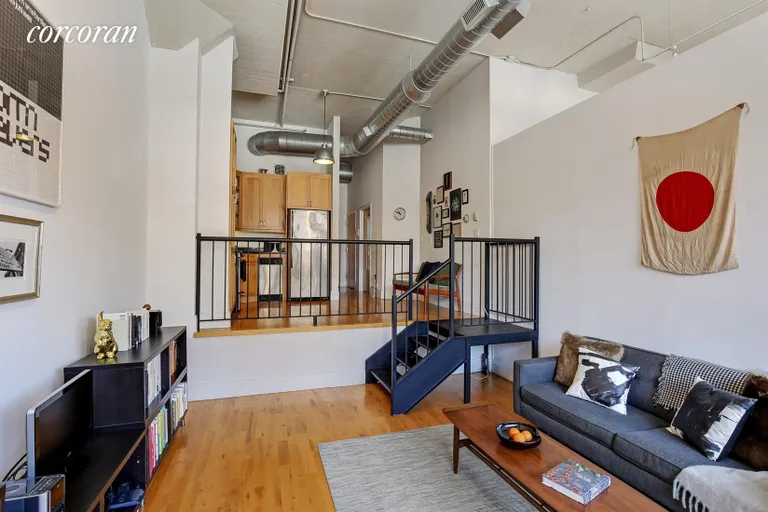New York City Real Estate | View 535 Dean Street, 132 | Living Room Set Apart from Bedrooms | View 3