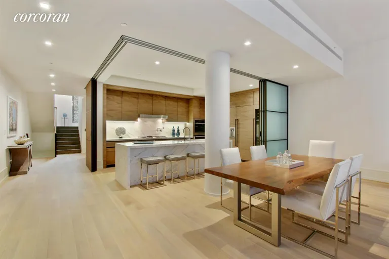New York City Real Estate | View 215 Sullivan Street, THC | 26' Wide Living/Dining Room | View 3