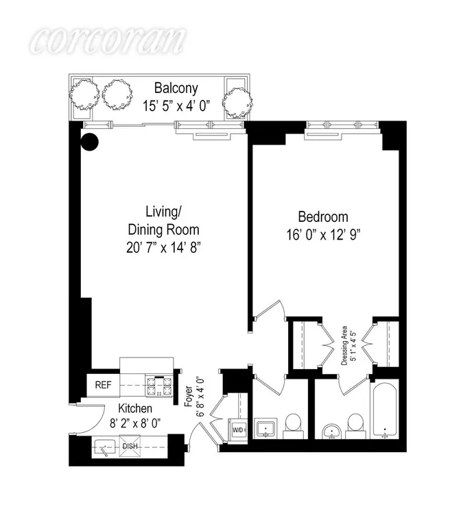 New York City Real Estate | View 255 East 49th Street, 7B | Floor Plan | View 15