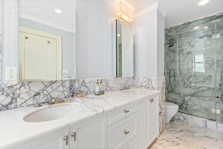 New York City Real Estate | View 317 West 89th Street, 4W | Spa Like Master Bathroom | View 8