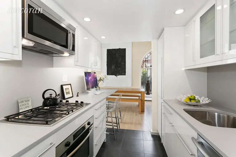 New York City Real Estate | View 205 Warren Street, 3E | Stream-lined Kitchen | View 4
