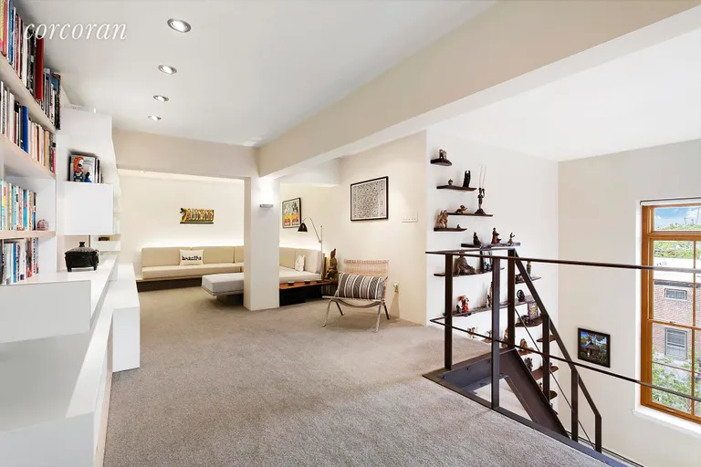 New York City Real Estate | View 205 Warren Street, 3E | Upstairs entertainment den and guest space | View 6