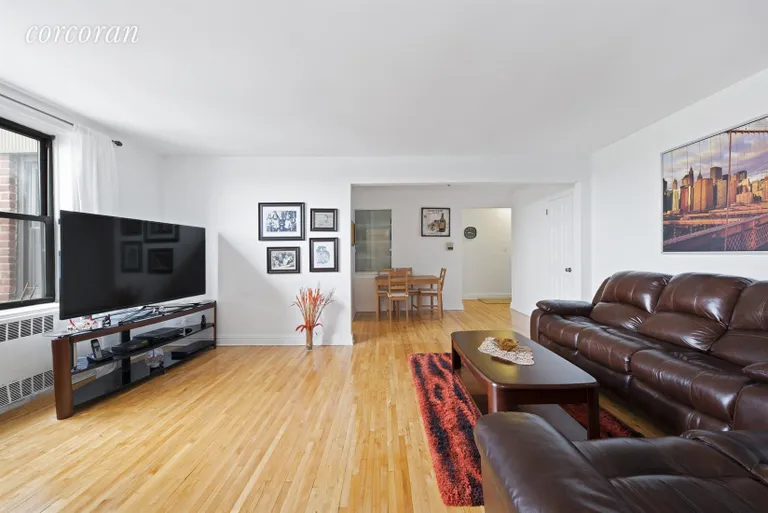 New York City Real Estate | View 1119 Ocean Parkway, 6N | Living Room | View 5
