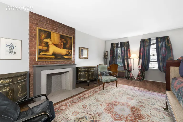 New York City Real Estate | View 46 West 71st Street, GA | Main room of the studio with decorative fireplace | View 2