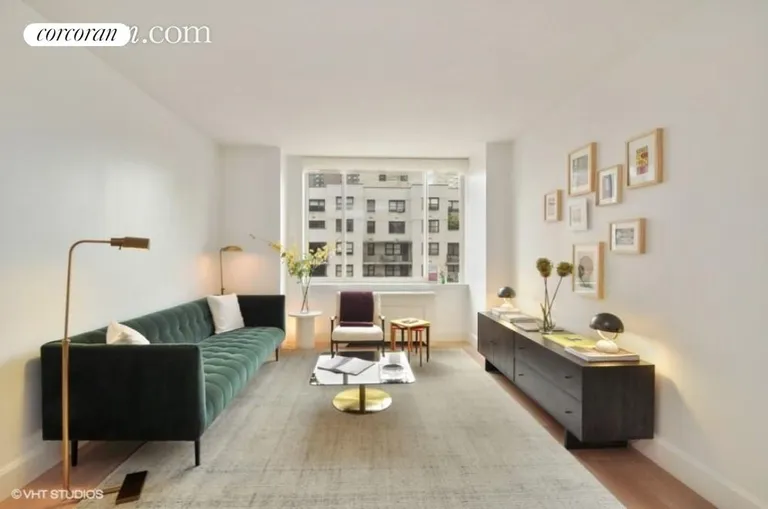 New York City Real Estate | View 389 East 89th Street, 5G | East Facing Living Room | View 2