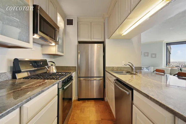 New York City Real Estate | View 415 East 37th Street, 30D | Kitchen | View 4