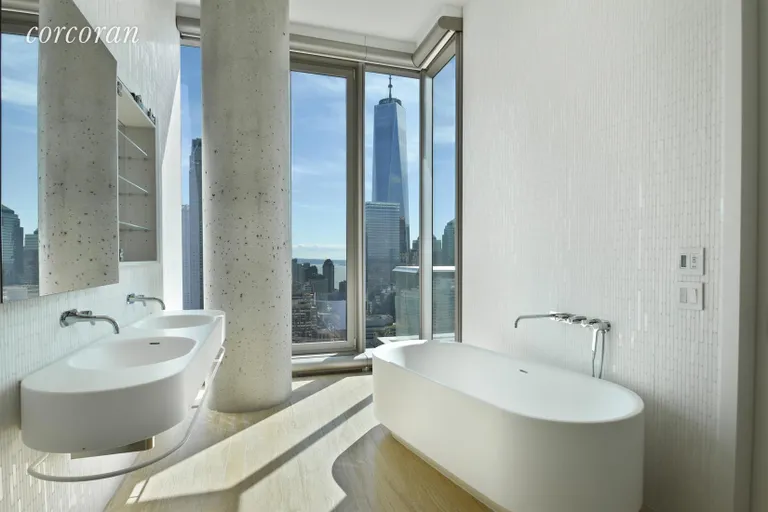 New York City Real Estate | View 56 Leonard Street, 39 WEST | 2nd Bathroom | View 9