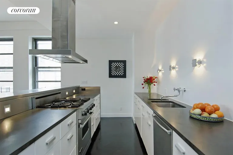 New York City Real Estate | View 22 West 26th Street, PHB | Dining Area and Open Kitchen | View 3