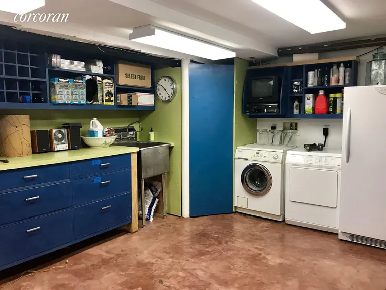 New York City Real Estate | View 353 Carlton Avenue, 1-2 | Finished basement with W/D and freezer | View 15
