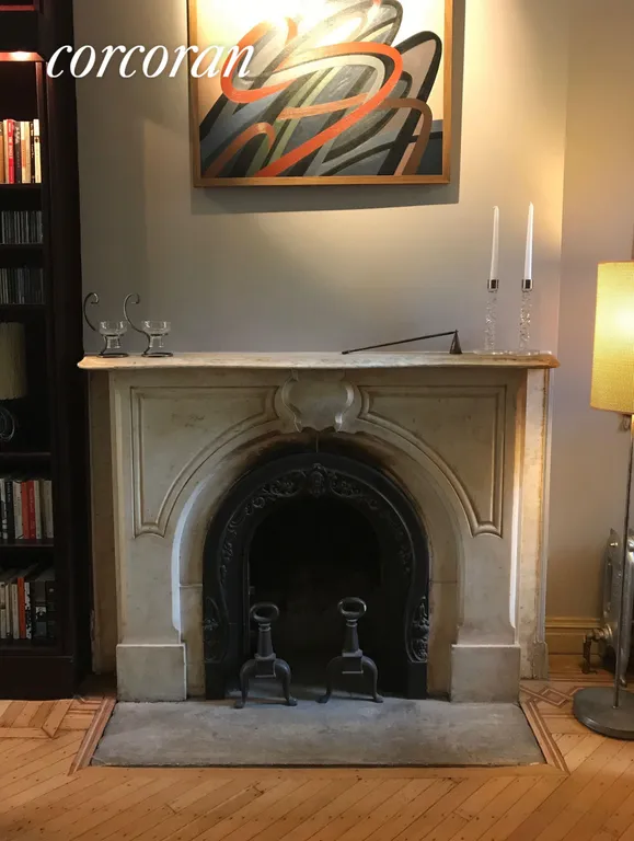 New York City Real Estate | View 353 Carlton Avenue, 1-2 | One of SEVEN fireplaces! | View 14