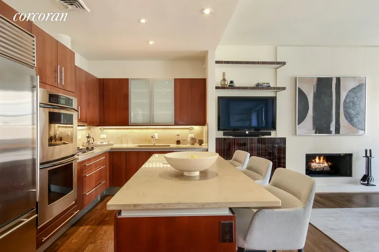 New York City Real Estate | View 124 Hudson Street, 5A | Open Kitchen with Center Island | View 2