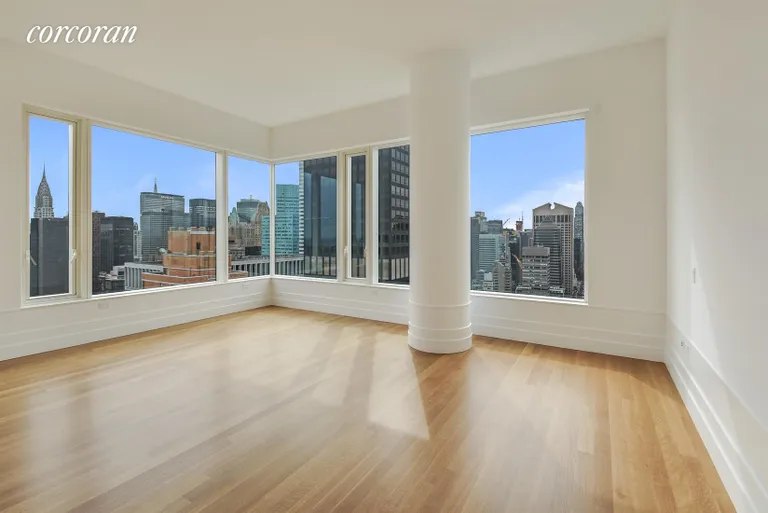New York City Real Estate | View 252 East 57th Street, 51C | Master Bedroom with Southwest Exposures | View 3