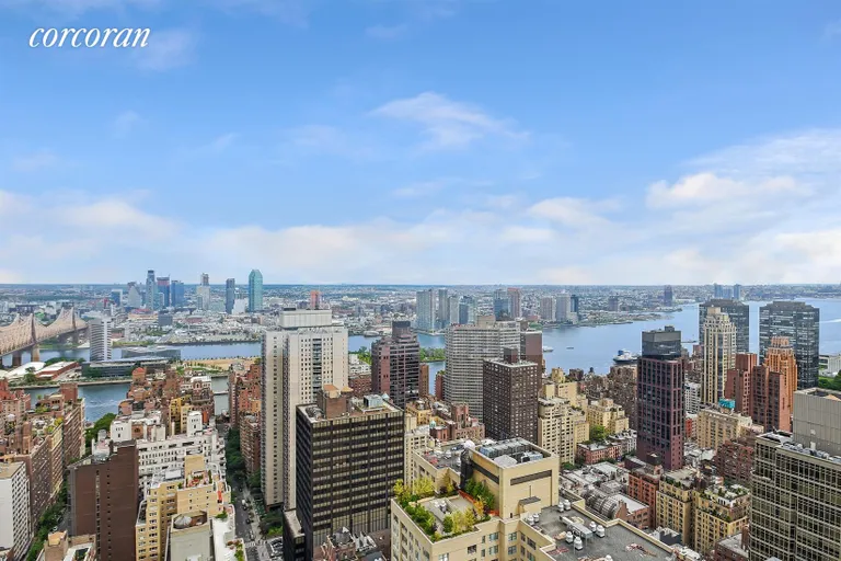 New York City Real Estate | View 252 East 57th Street, 51C | Eastern Exposure with East River Views | View 8