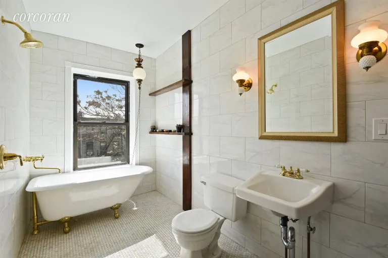New York City Real Estate | View 582 Jefferson Avenue | Spa like master bath with open shower | View 5
