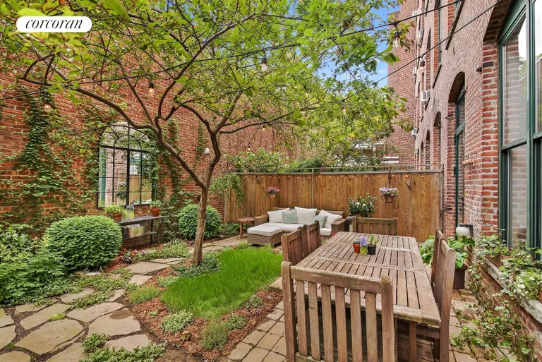 New York City Real Estate | View 444 12th Street, 1H/2H | Back Yard | View 7